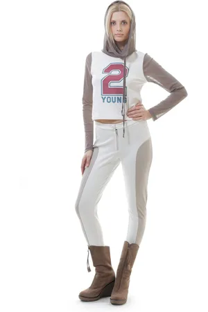 Conquista Sportieve Hooded Crop Top