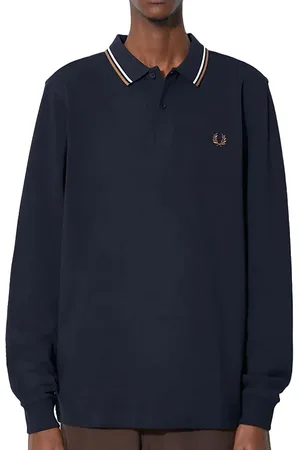 Fred Perry Fredperry Fp Ls Twin Getipt Overhemd Poloshirt