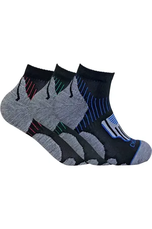 Sock Snob Set van 3 fietssokken met anti-blaar enkel voor heren - Hpcm
