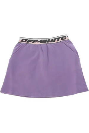 OFF-WHITE Meisjesrok Off White Juniors Logo Band in paarszwart