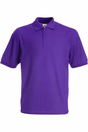 Fruit Of The Loom Kinder/Kids Piqué Poloshirt met Korte Mouwen