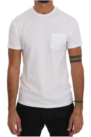 D.A. Daniele Alessandrini Authentiek Katoenen T-shirt Met Ronde Hals