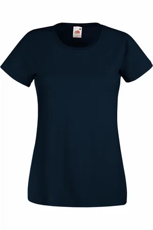 Fruit Of The Loom Dames/vrouwen Lady-Fit Valueweight Short Sleeve T-Shirt (Pak van 5) (Deep )