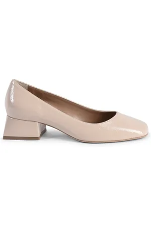 VERSACE 19V69 Italia ballerina met hak voor dames Sofia Naplack Nude