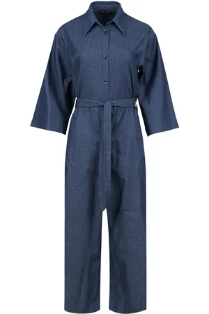 Conquista Indigo katoenen jumpsuit