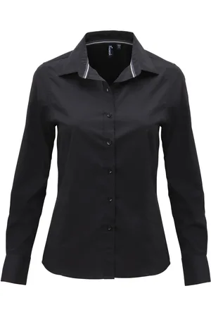 Premier Dames/Dames Lange Mouwen Gevoerd Vrijdagshirt