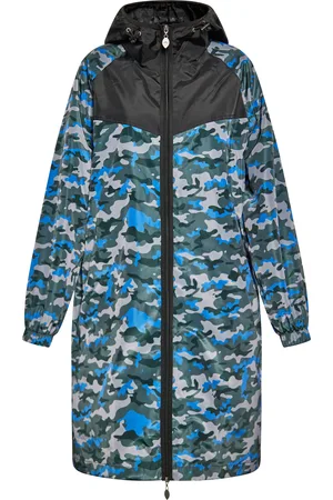 myMo Jas Dames Blauwe camouflage