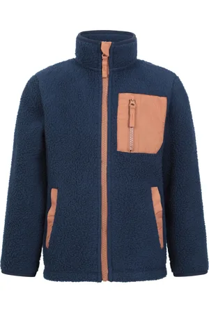 Mountain Warehouse Kinder/Kids Atlas Borg Full Zip Fleecejack (Marine)