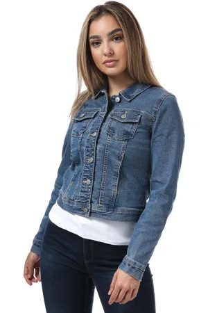 ONLY Wonder Life denim jasje voor dames, denim