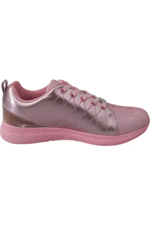 Philipp Plein Vrouwen Roze Blush Polyester Runner Gisella Sneakers Schoenen
