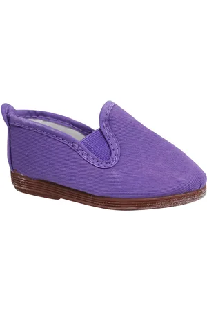 Flossy Style Kinder Paarse Plimsolls
