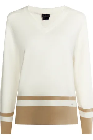 Dreimaster Gebreide trui Dames beige