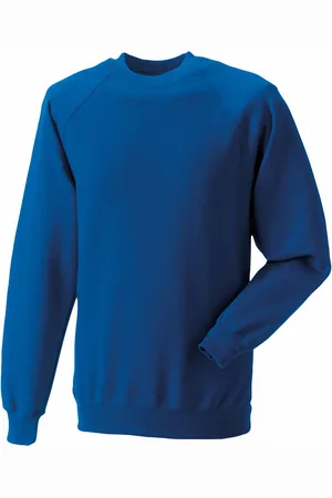Russell Athletic Russell Heren Spotshield Raglan Sweatshirt (Helder Koningsblauw)