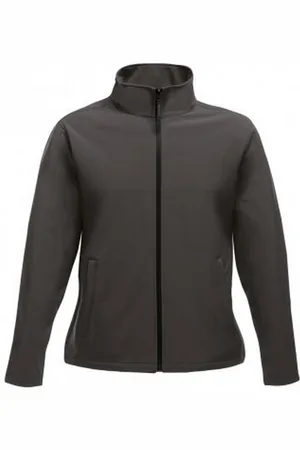 Regatta Opvallende Dames/dames Ablaze Afdrukbaar Soft Shell-jasje (Afdichting /Zwart)
