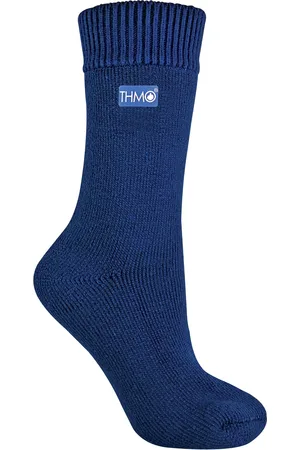 THMO Dames Fleece Gevoerde Winter Thermische Sokken - Marine