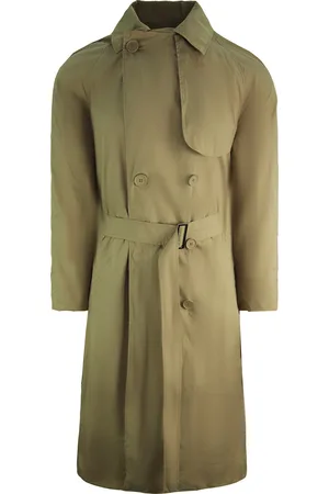Lacoste Katoenen Riem Trench Dames Lange Jas
