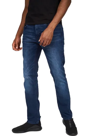 Crosshatch Heren Svelte Stretch Jeans (Donkere wasbeurt)