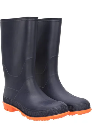 Mountain Warehouse Kinder/Kinder effen Wellington Laarzen (Gebrande sinaasappel)
