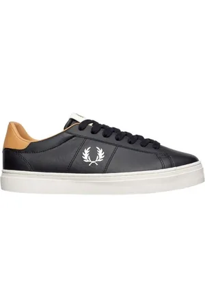 Fred Perry Spencer vulc lederen B8350 102 zwarte sneakers