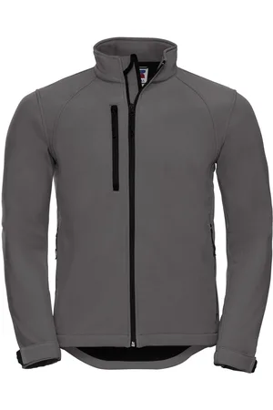 Russell Athletic Russell Heren waterbestendig & winddicht Softshell-jasje (Titanium)