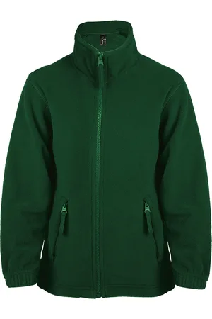 Sols Kinderen/Kinderen North Zip-Up Fleece Jacket (Bosgroen)