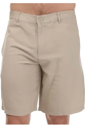 Armani Exchange Heren Linnen Rayon Twill Shorts in