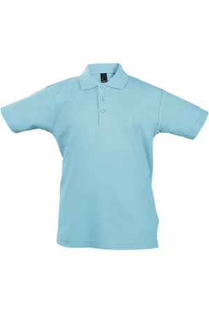 Sols Kinder Unisex Zomer II Pique Polo Shirt (Hemelsblauw)