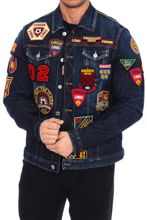 Dsquared2 Denim jack met patches S74AM1079-S30664 man