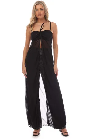 Heron Preston Dames Georgette Open Jurk in