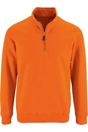 Sols Heren Stan Contrast Zip Neck Sweatshirt