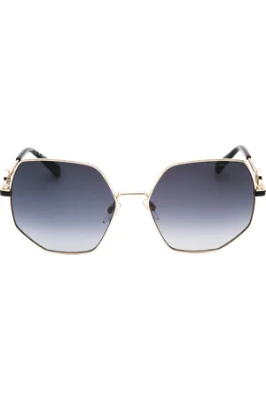Marc Jacobs Marc Jacob dames grijze lens gouden zonnebril