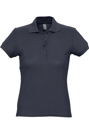 Sols Dames/dames Passion Pique Poloshirt met korte mouwen (Marine)