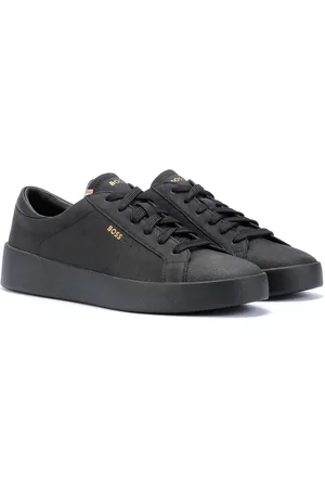 HUGO BOSS Belwar Tennis Tumble Leather Heren Sportschoenen
