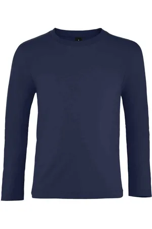 Sols Kinder/Kinder Imperial T-shirt met lange mouwen (Franse marine)
