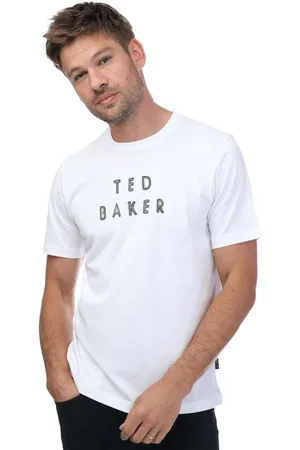 Ted Baker Heren Lough Geborduurd Merk-T-shirt in
