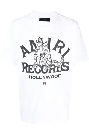 AMIRI Records Wolf Bedrukt T-shirt in