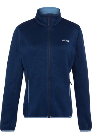 Regatta Dames/Dames Newhill Marl Full Zip Fleecejack (Marine/Koronetblauw)