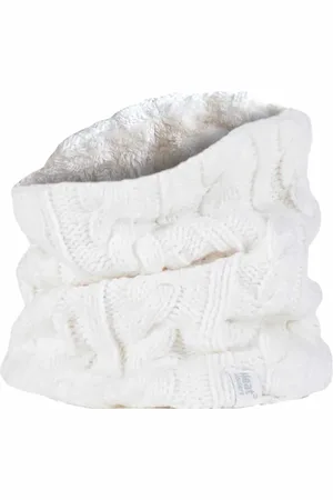 Heat Holders Kabelgebreide halswarmer voor dames - Room