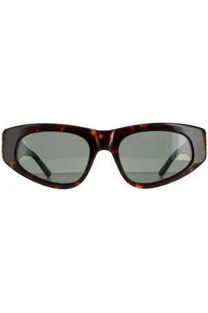Balenciaga Ovale dames donkere havana groen bb0095s