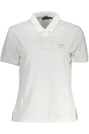 Napapijri Katoenen Poloshirt Met Contrasterende Details En Geborduurd Logo