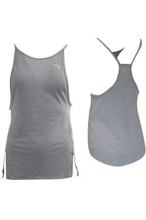 PUMA Dancer Drapey Lichtgrijs Dames Thin Strap Tee Tank Top 515120 04 RW26