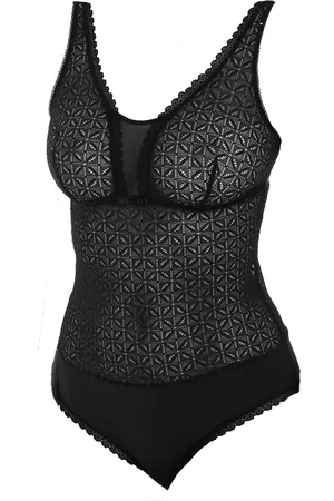 Dim Daily Glam Trendy kanten bodysuit met bandjes D07M7 vrouw