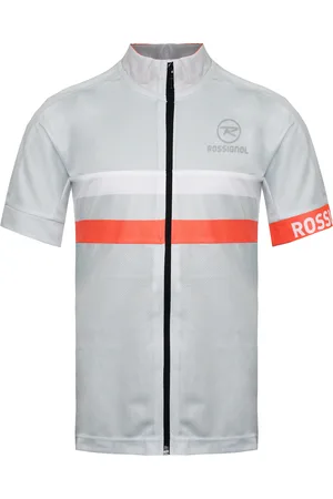 Rossignol Korte Mouw Zip Up Licht Grijs Dames Klassiek T-Shirt RLEWY13 225