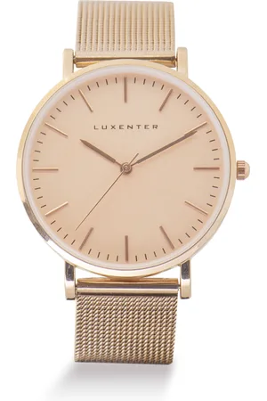 Luxenter Horloge, murna, 18K rosé verguld