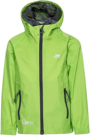 Trespass Kinderen/Kinderen Qikpac Waterdichte Packaway Jacket (Blad)