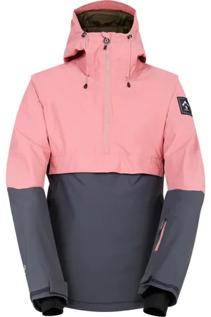 Dare 2B Dames/Dames Snowburst Overhead Ski Jas (Stoffig roze/Ebbenhoutgrijs)