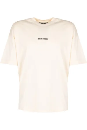Les Hommes T-Shirt Happy Pictures Oversize Mannen
