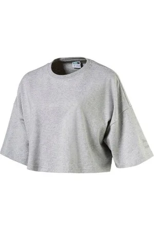 PUMA Korte Mouwen Crew Hals Dames Crop Top T-shirt 573154 04 DD22