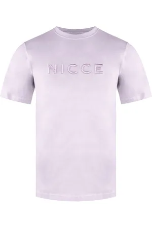 Nicce London Korte Mouw Licht Roze Heren Katoen Mercurius T-Shirt 0034 K002 0743