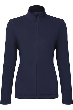 Premier Dames/Dames Recyclight Full Zip Fleecejack (Marine)